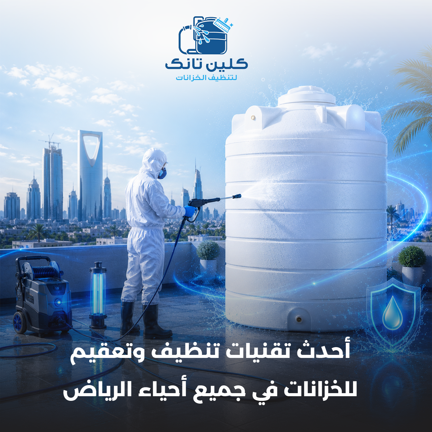 شركة تنظيف وتعقيم الخزانات بالرياض